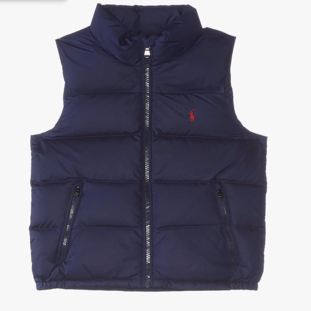 POLO Ralph Lauren Boys Water-Repellent Vest, Sz 6
